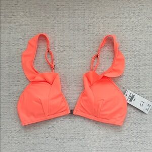NWT Hollister Ruffle Bikini Top